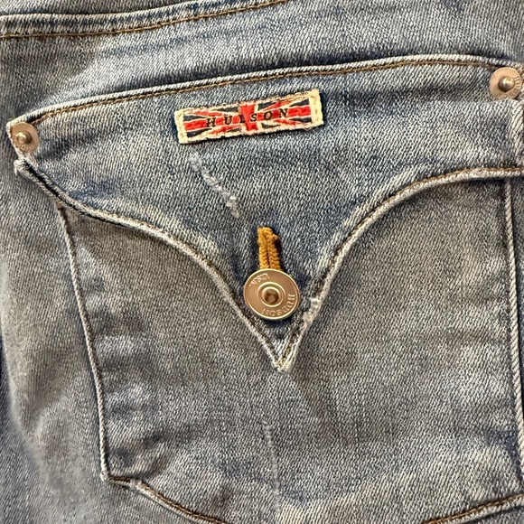 Hudson Jeans Women's Distressed Skinny Jeans - Blue - Picture 5 of 15